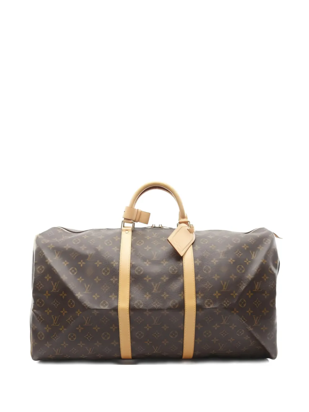 LOUIS VUITTON Pre-owned 1999 Keepall 60 Monogram Boston Bag In Brown