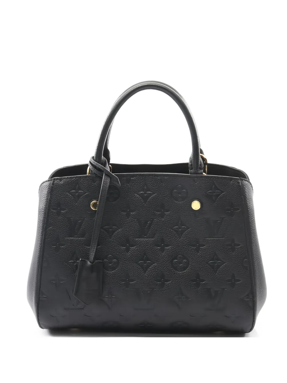 Louis Vuitton Pre-Owned 2015 モンテーニュ BB ハンドバッグ - ブラック Louis Vuitton Pre-Owned 2015 モンテーニュ BB ハンドバッグ - ブラック
