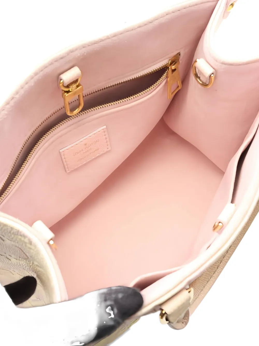 LOUIS VUITTON Pre-owned On-the-go Monogram-pattern Handbag In Pink