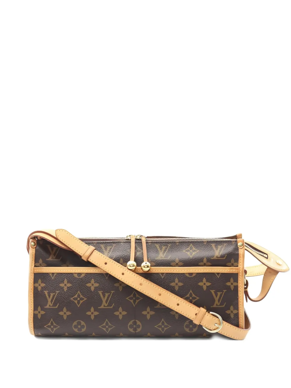 Pre-owned Louis Vuitton 2006 Popincourt Shoulder Bag In Brown