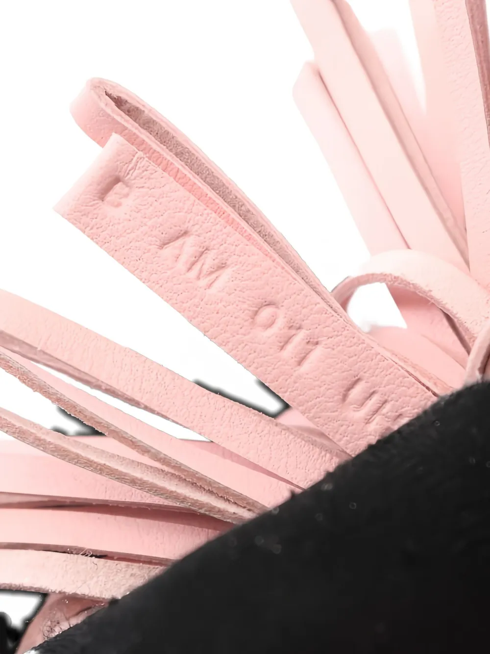 Pre-owned Hermes 2023 Carmen Rose Sakura Keyring In Pink