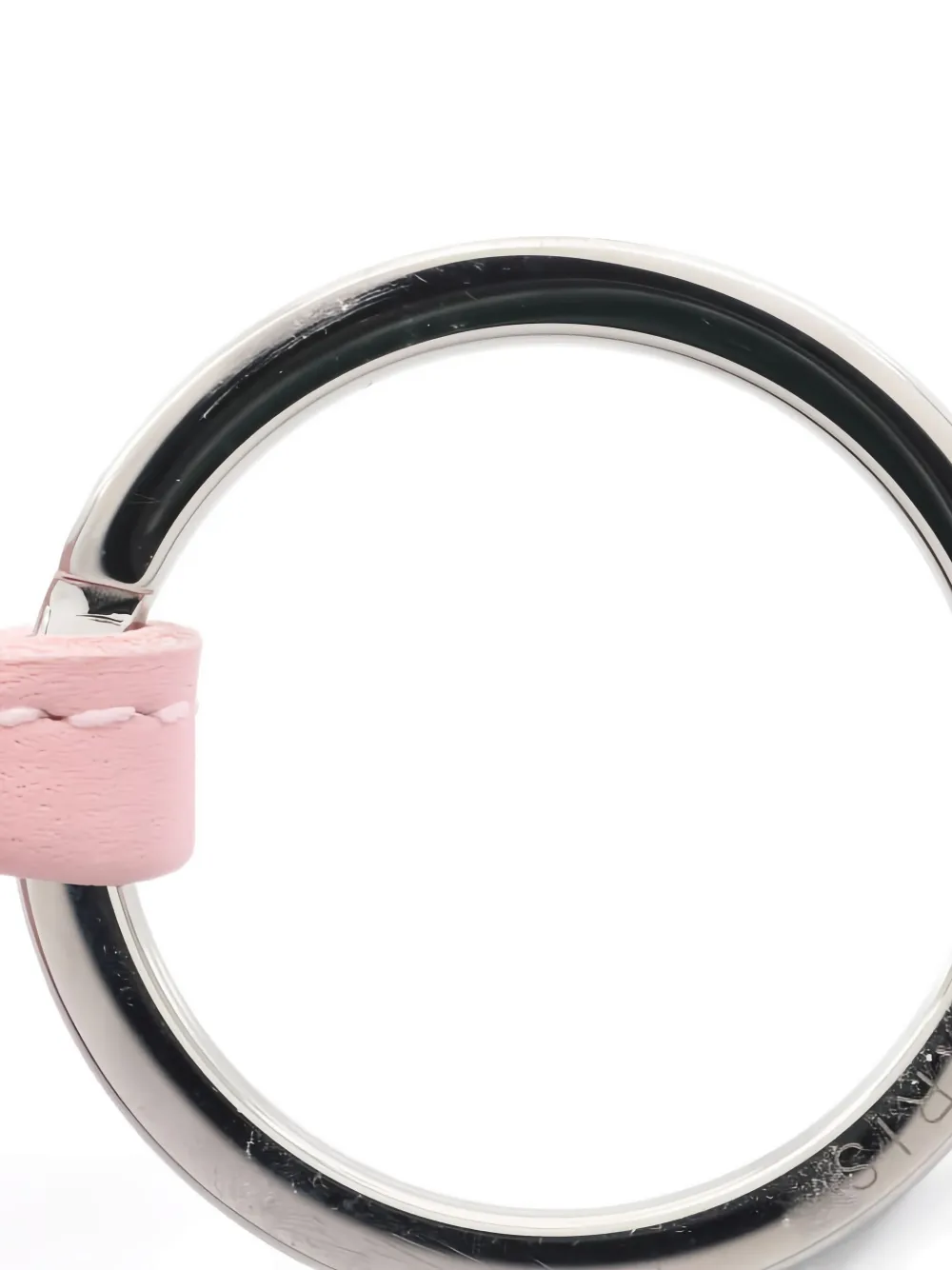 Pre-owned Hermes 2023 Carmen Rose Sakura Keyring In Pink