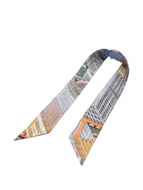 Hermès Pre-Owned 2020s Pantin city ribbon scarf