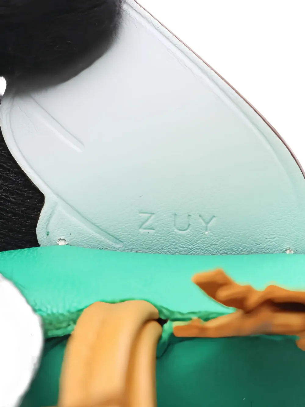 Pre-owned Hermes 2021 Rodeo Pegasus Pm Bag Charm In Green