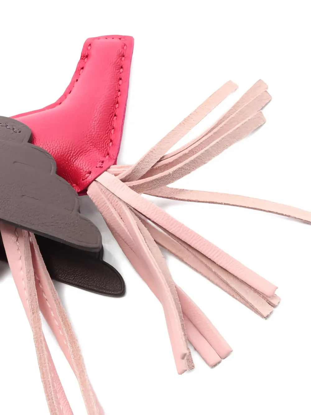 Pre-owned Hermes 2021 Rodeo Pegasus Pm Bag Charm In Red