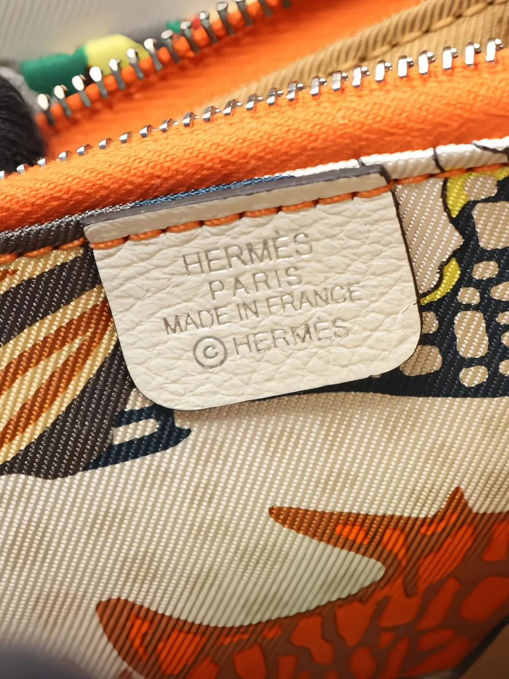 Pre-owned Hermes 2023 Azap Compact Wallet In White