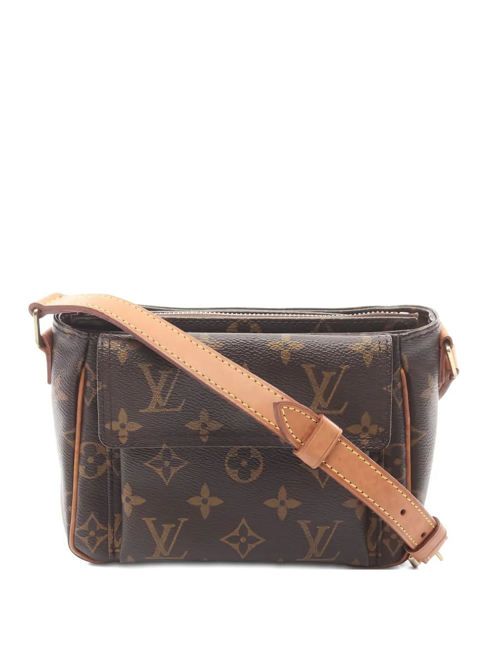 LOUIS VUITTON Pre-owned 2004 Vivacité Pm Monogram Shoulder Bag In Brown