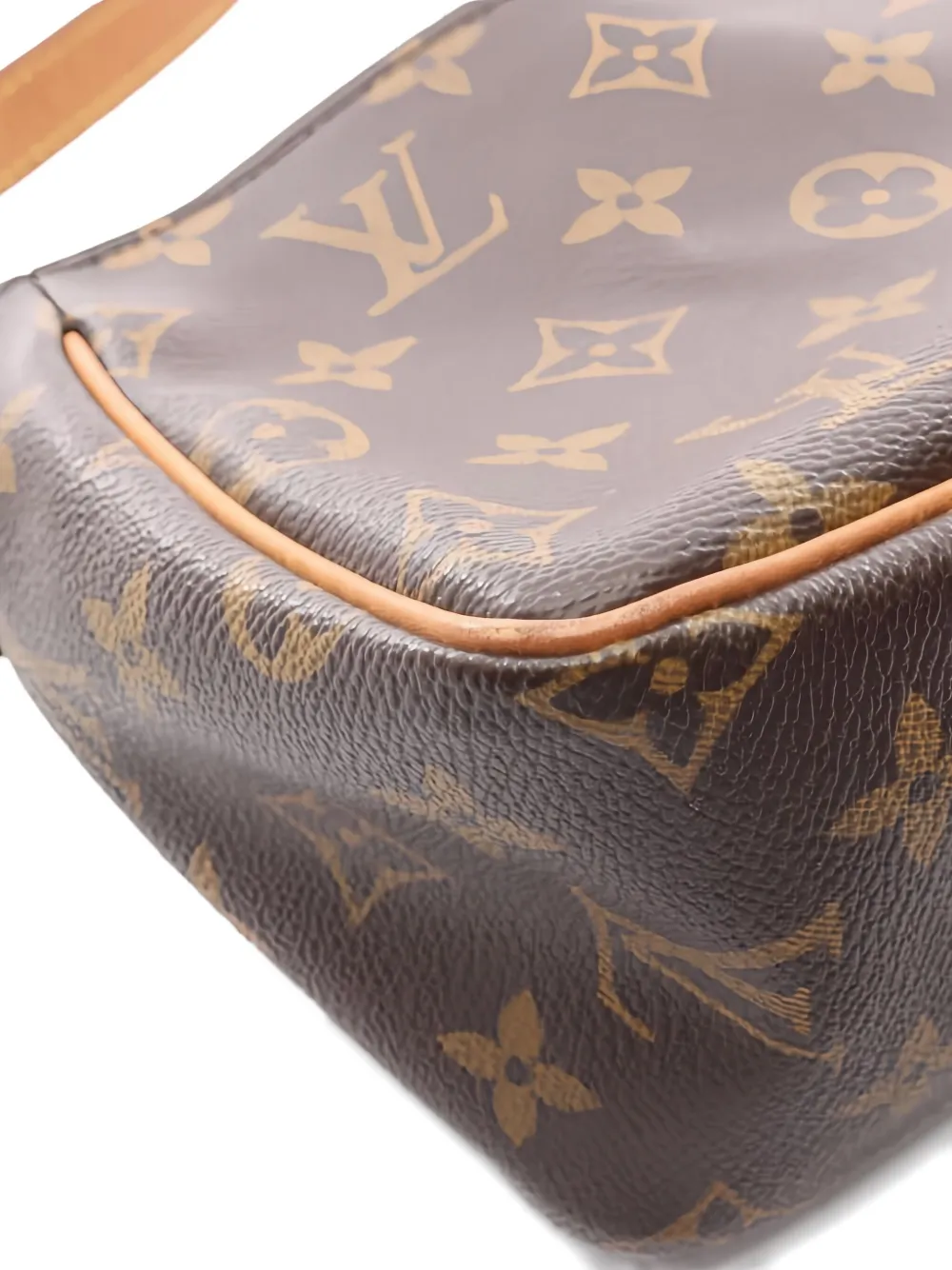 LOUIS VUITTON Pre-owned 2004 Vivacité Pm Monogram Shoulder Bag In Brown