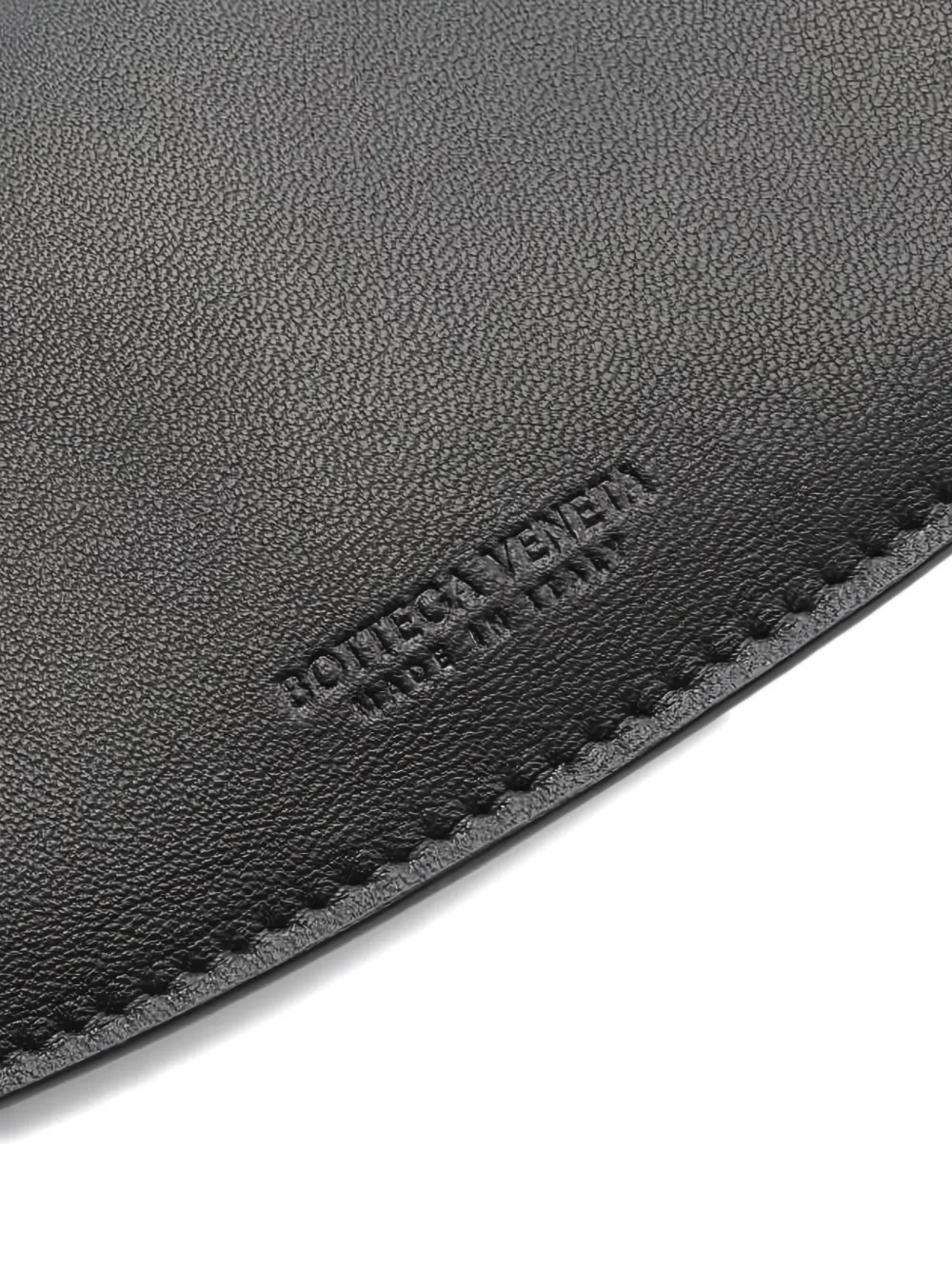 Pre-owned Bottega Veneta 20s Gemelini Intrecciato Pouch Bag In Black