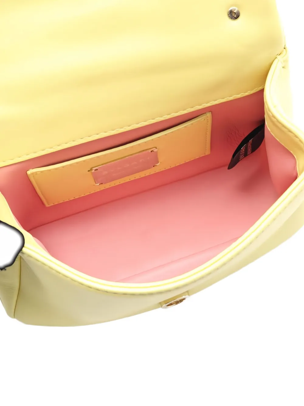 Pre-owned Bvlgari 2010s Serpenti Cabochon Chain Leather Tote Bag In Yellow