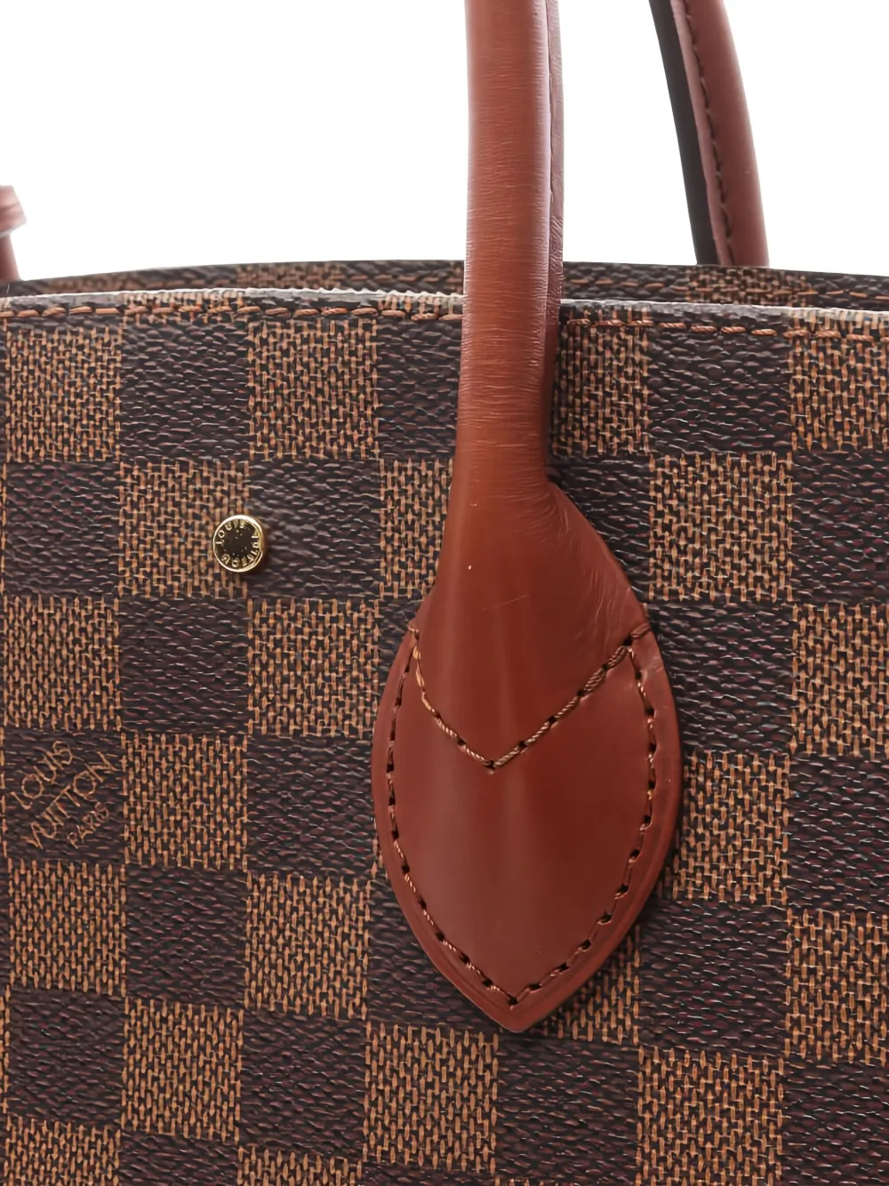 LOUIS VUITTON Pre-owned 2013 Ascot Damier Ebène Tote Bag In Brown