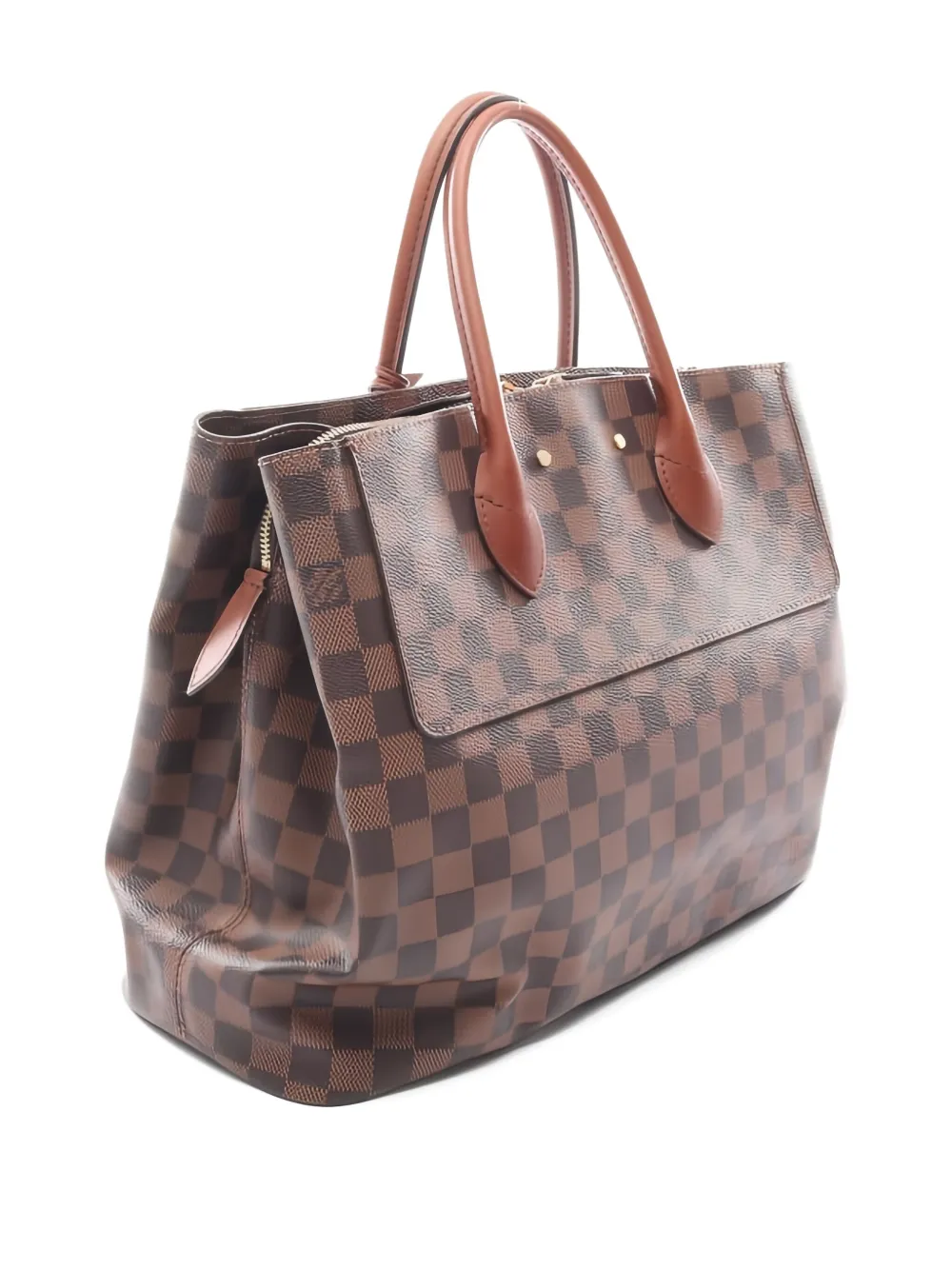LOUIS VUITTON Pre-owned 2013 Ascot Damier Ebène Tote Bag In Brown