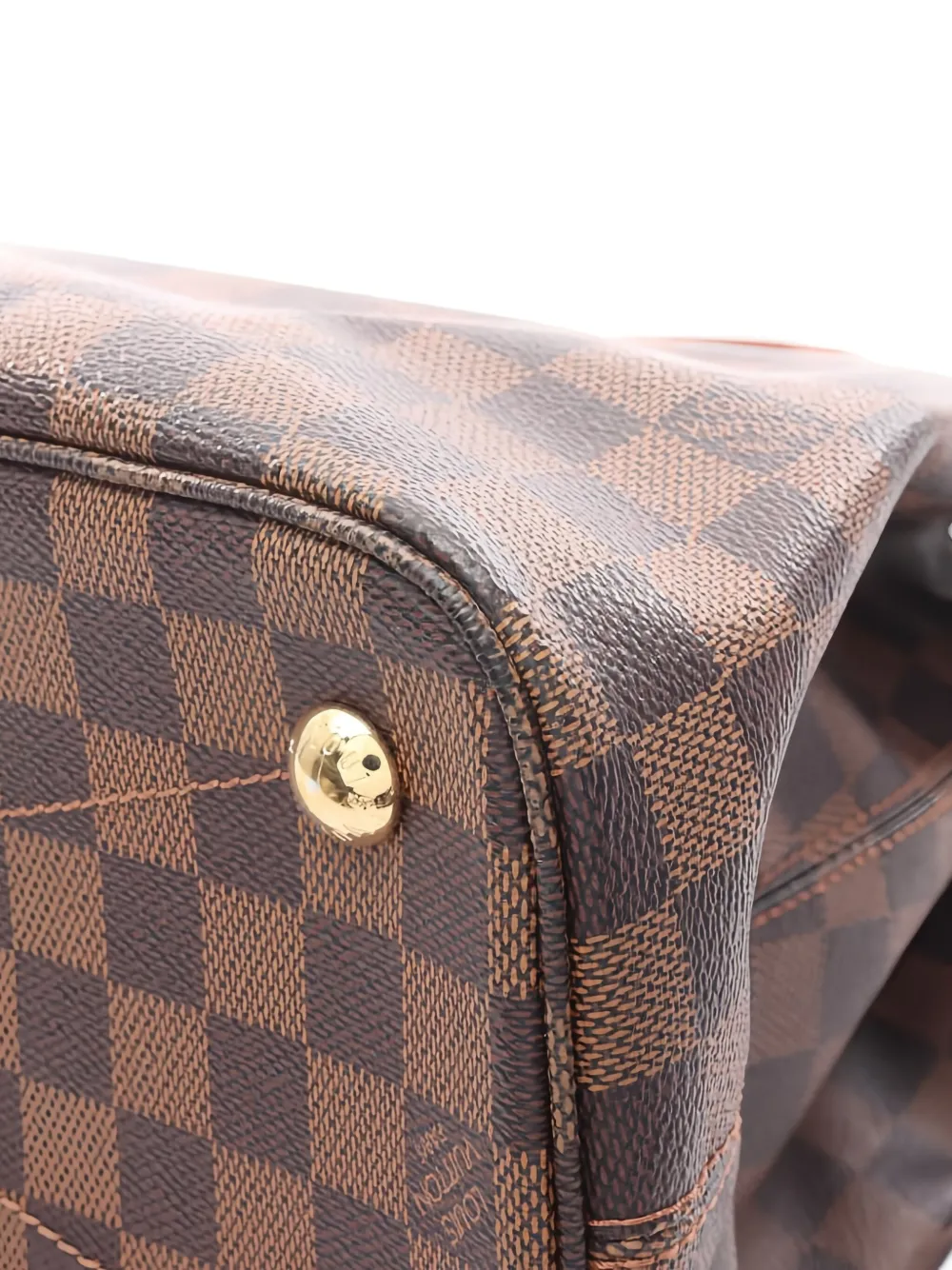 LOUIS VUITTON Pre-owned 2013 Ascot Damier Ebène Tote Bag In Brown