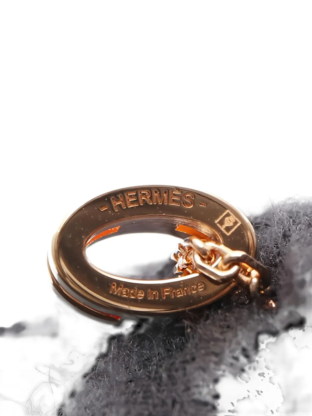 Pre-owned Hermes 2010s Mini Pop H-pendant Chain Necklace In Pink