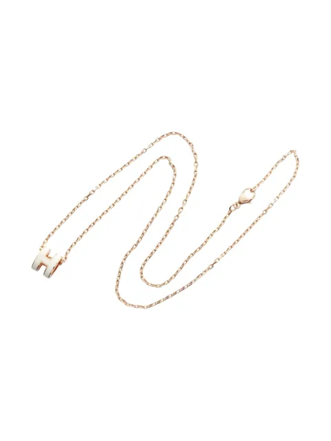 Hermès Pre-Owned collier à mini pendentif Pop H (années 2010)