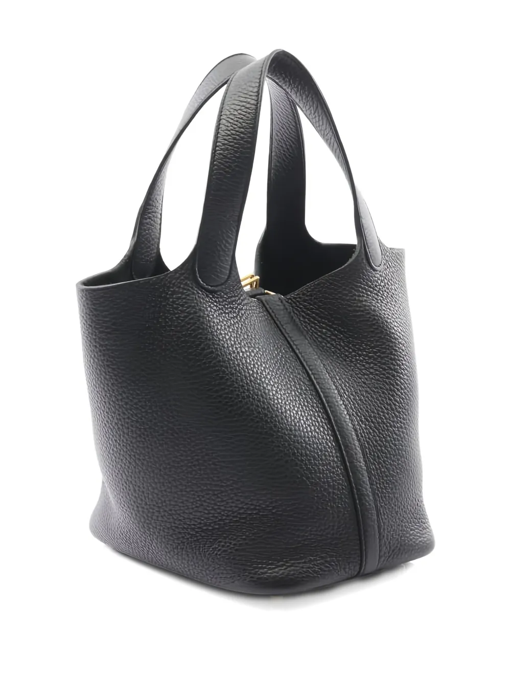 Pre-owned Hermes 2021 Picotin Lock Pm Tote Bag In Black