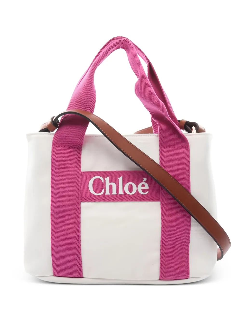 Chloé Pre-Owned canvas handbag | White | Image 1