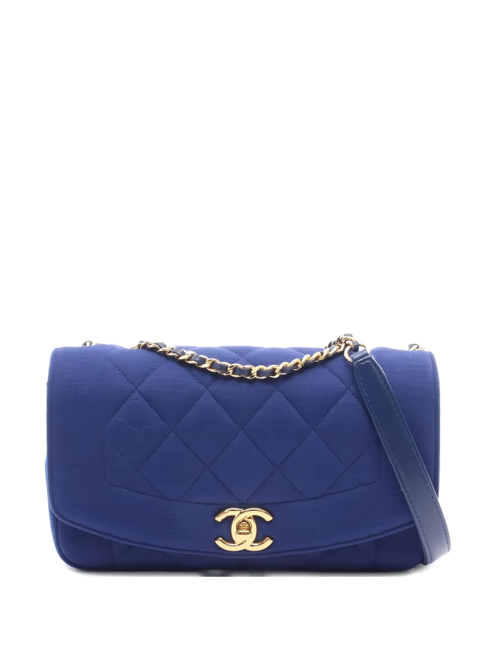 CHANEL Pre-Owned 2014-2015 ダイアナ ショルダーバッグ - ブルー CHANEL Pre-Owned 2014-2015 ダイアナ ショルダーバッグ - ブルー
