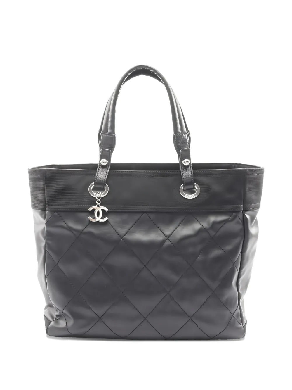 CHANEL Pre-Owned 2009-2010s キルティング ハンドバッグ - ブラック CHANEL Pre-Owned 2009-2010s キルティング ハンドバッグ - ブラック