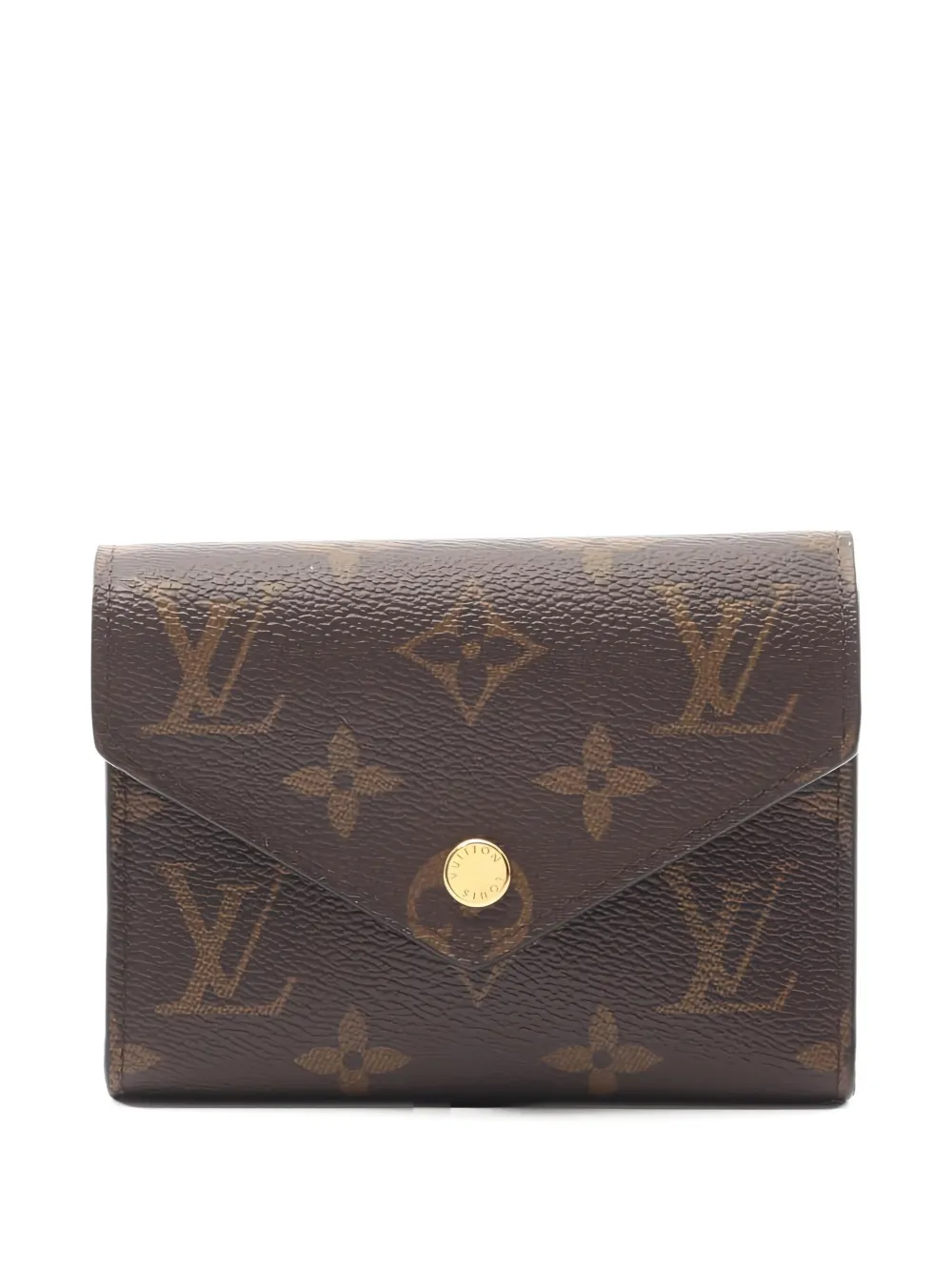 Louis Vuitton Pre-Owned 2020 monogram trifold wallet - ブラウン Louis Vuitton Pre-Owned 2020 monogram trifold wallet - ブラウン