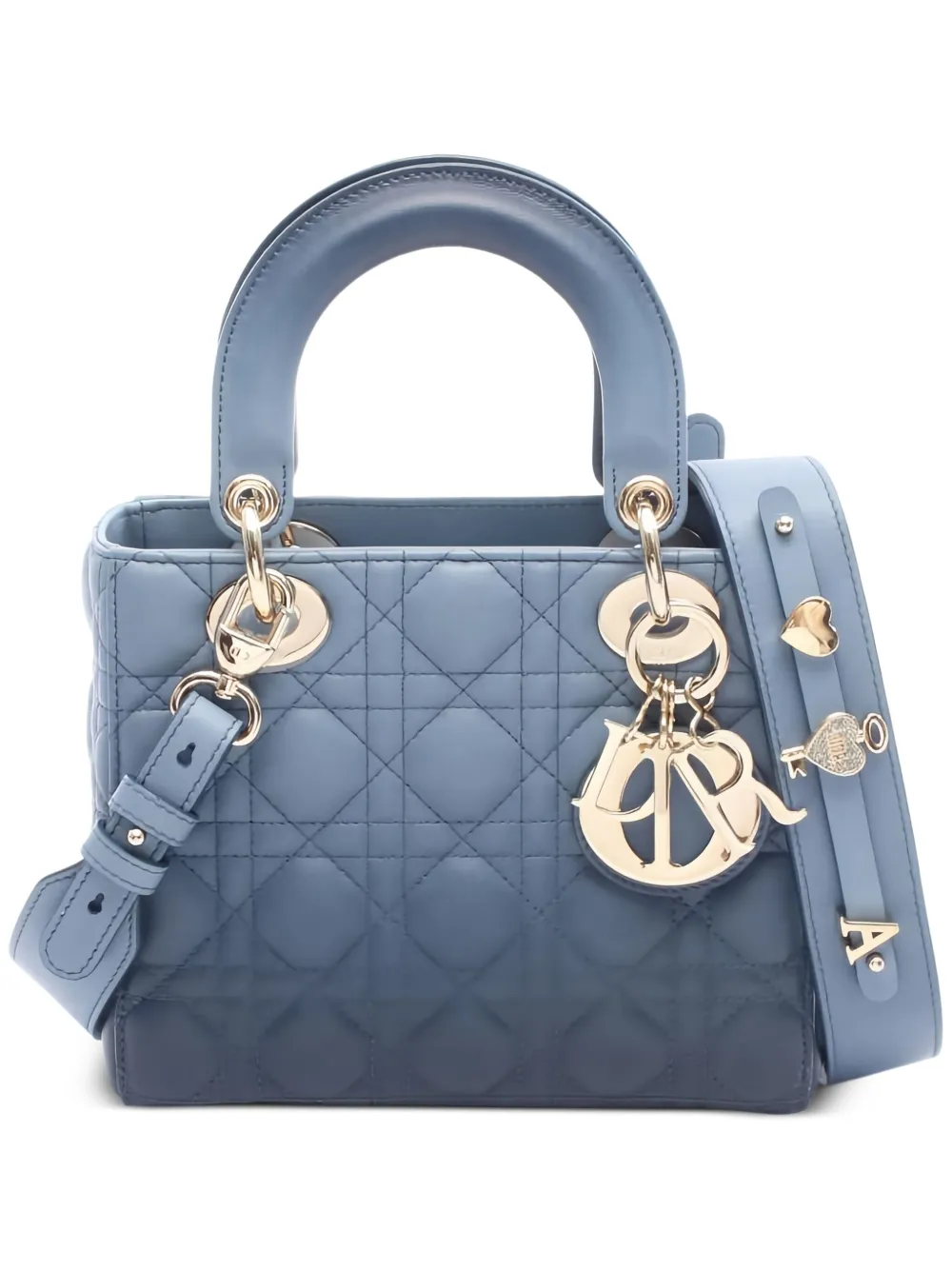 Christian Dior Pre-Owned 2010s レディ ディオール My ABCDior ハンドバッグ S - ブルー Christian Dior Pre-Owned 2010s レディ ディオール My ABCDior ハンドバッグ S - ブルー