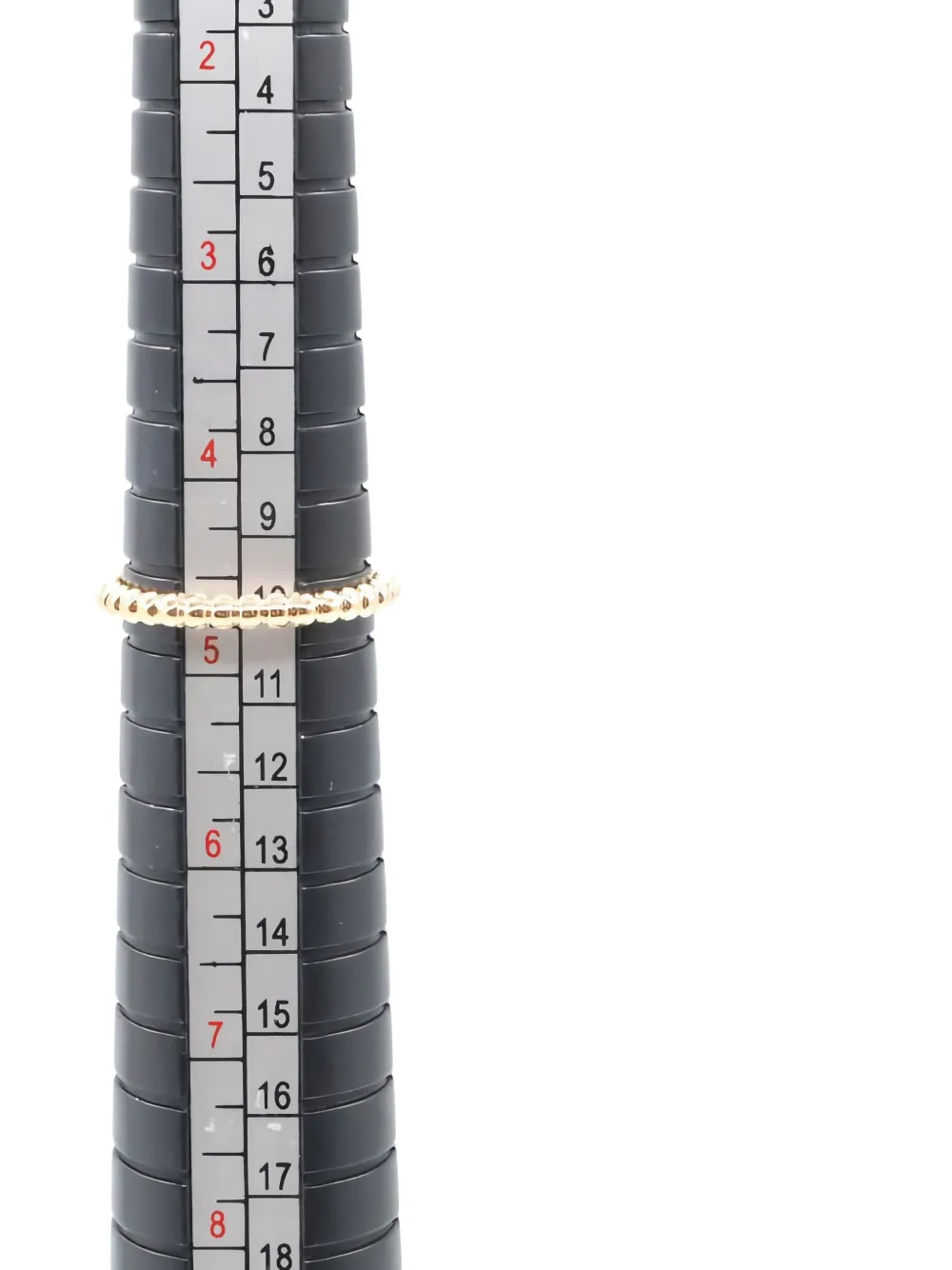 VAN CLEEF & ARPELS Pre-owned 2010s 18k Yellow Gold Perlée Sm Beaded Ring