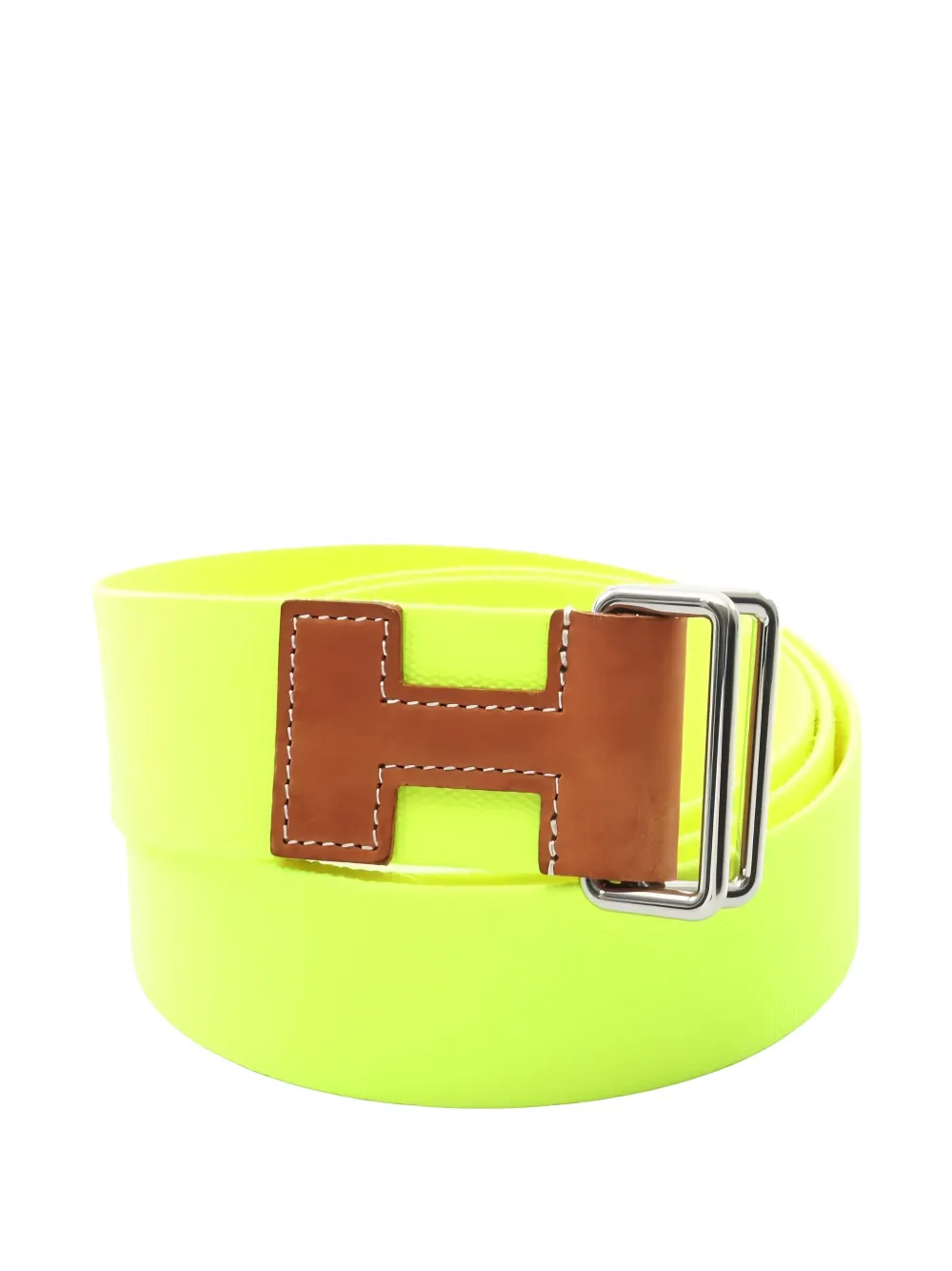 HERMES Pre-owned 2021 Nomad Belt In Yellow