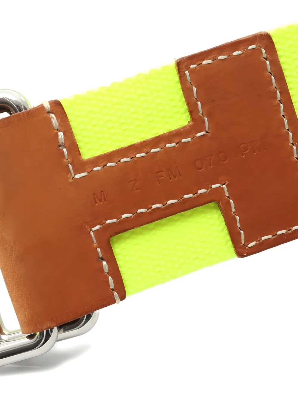 HERMES Pre-owned 2021 Nomad Belt In Yellow