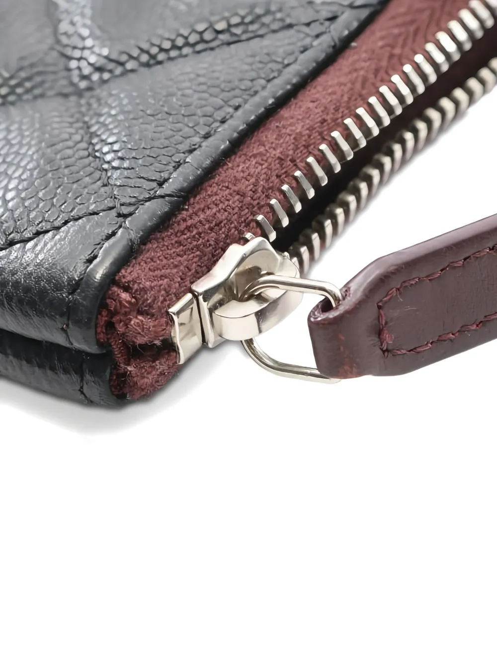 Pre-owned Chanel 2021 Matelassé Pouch In Black