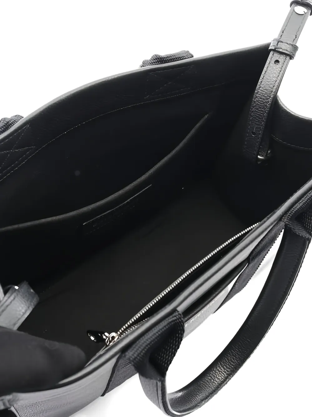 Pre-owned Balenciaga 2010s Small Hardware Leather Tote Bag In Black