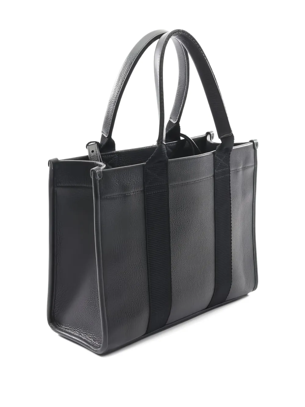 Pre-owned Balenciaga 2010s Small Hardware Leather Tote Bag In Black