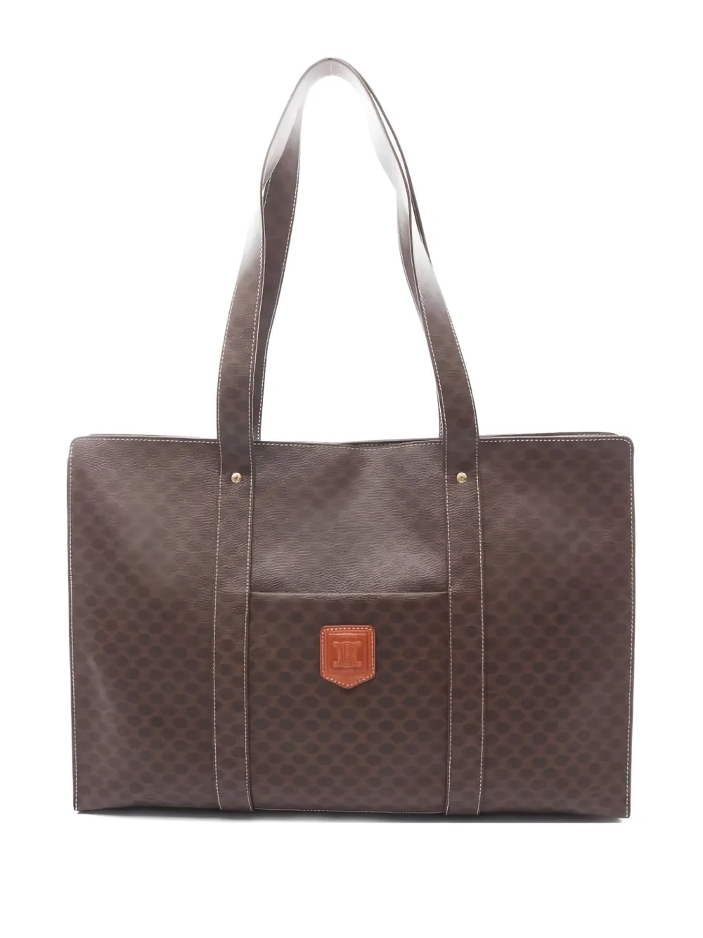 Celine Pre-Owned 2000s macadam-pattern tote bag | Brown | Image 1