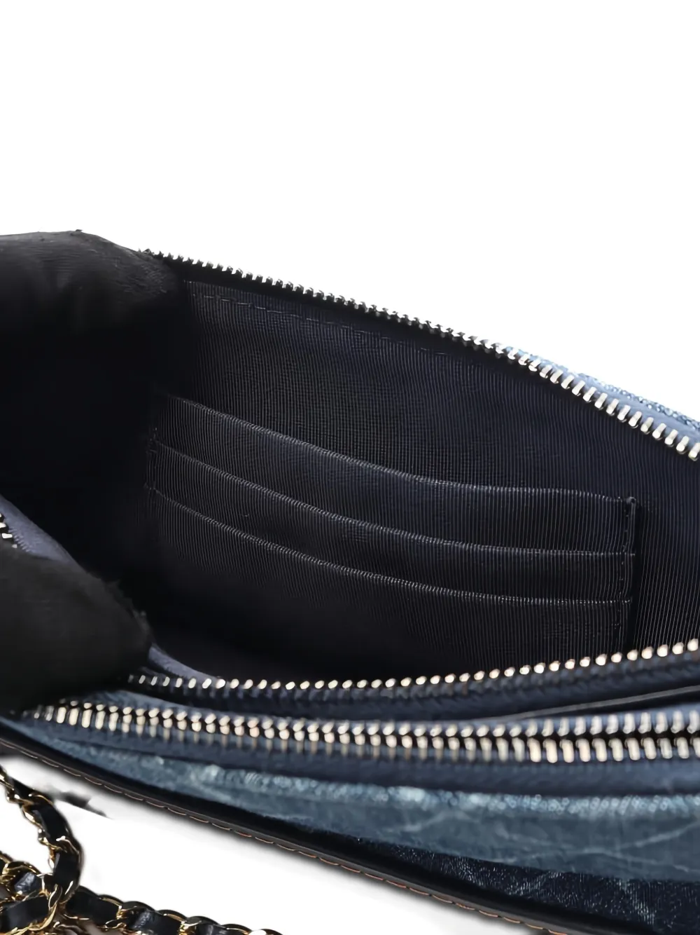 CHANEL Pre-owned 2018 Gabriel Chain-strap Cross Body Bag In Blue