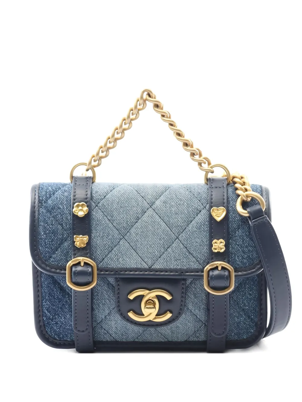 CHANEL Pre-Owned 2021 マトラッセ ショルダーバッグ - ブルー CHANEL Pre-Owned 2021 マトラッセ ショルダーバッグ - ブルー