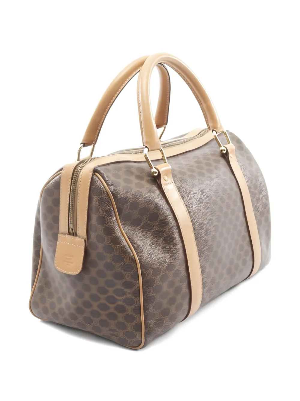 CELINE Pre-owned 2000s Macadam Boston Tote Bag In Brown