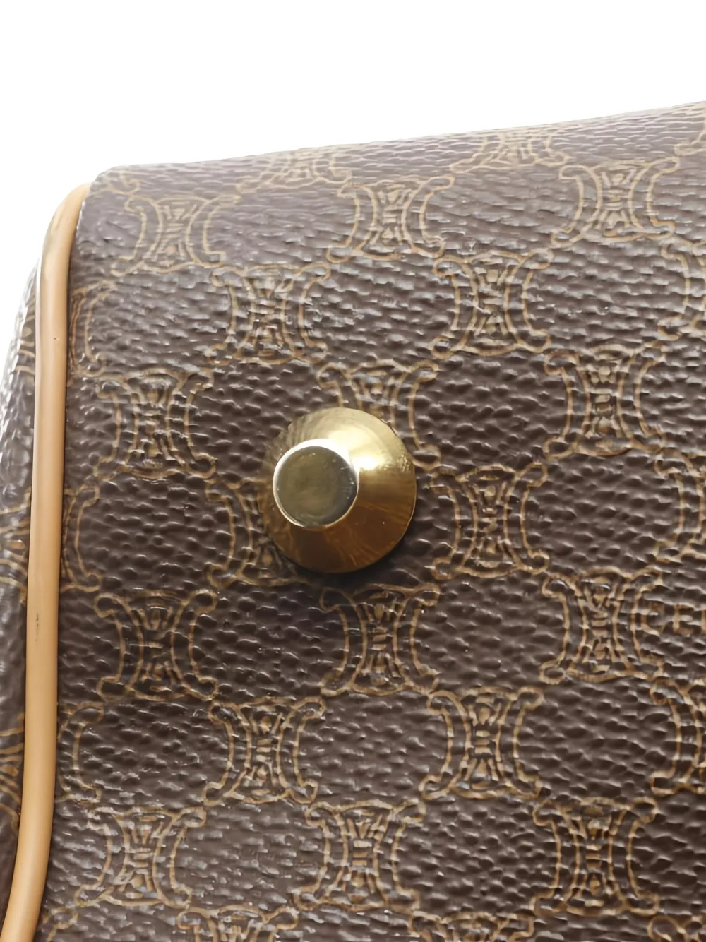 CELINE Pre-owned 2000s Macadam Boston Tote Bag In Brown