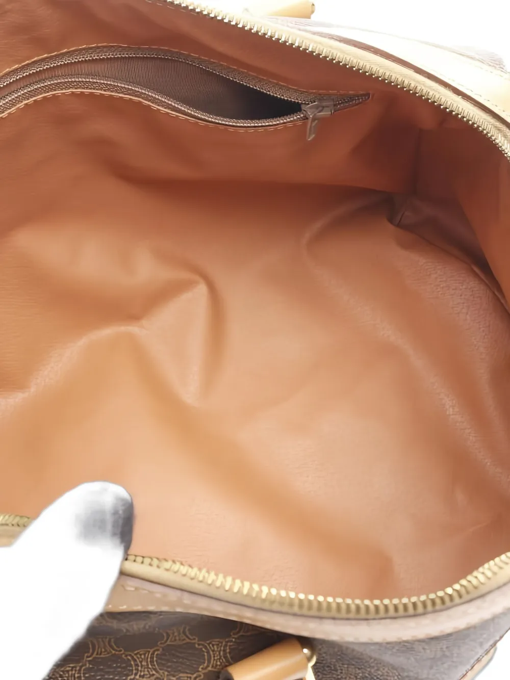 CELINE Pre-owned 2000s Macadam Boston Tote Bag In Brown