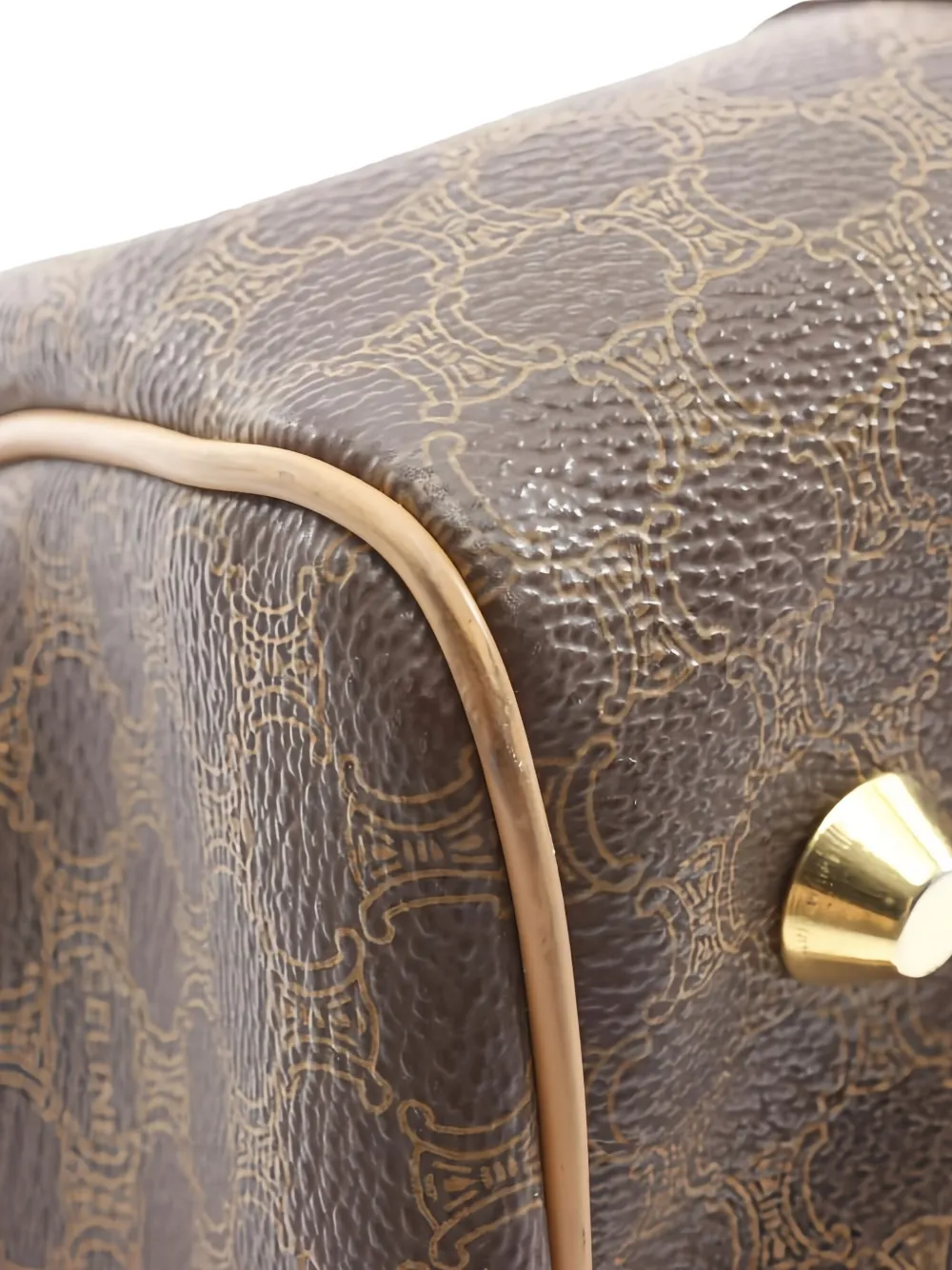 CELINE Pre-owned 2000s Macadam Boston Tote Bag In Brown