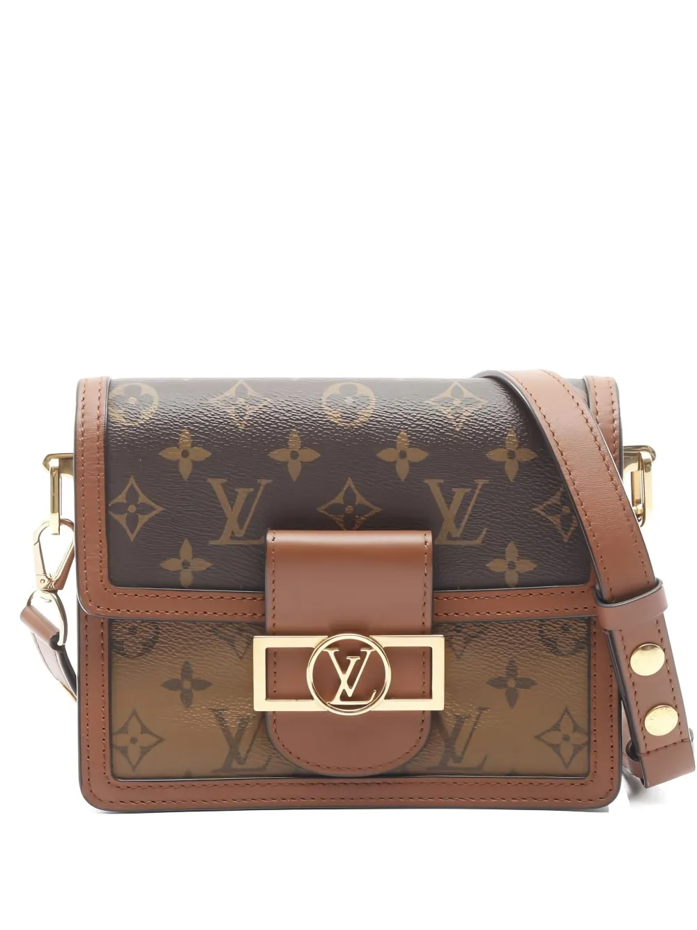 Louis Vuitton Pre-Owned 2019 ドーフィーヌ モノグラム ショルダーバッグ ミニ - ブラウン Louis Vuitton Pre-Owned 2019 ドーフィーヌ モノグラム ショルダーバッグ ミニ - ブラウン