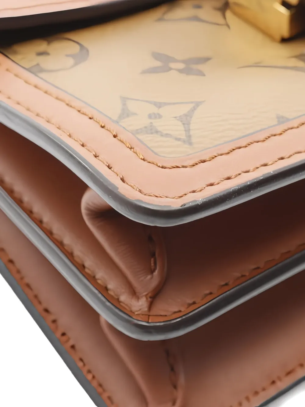 Louis Vuitton Pre-Owned 2019 Dauphine mini-schoudertas met monogram Bruin