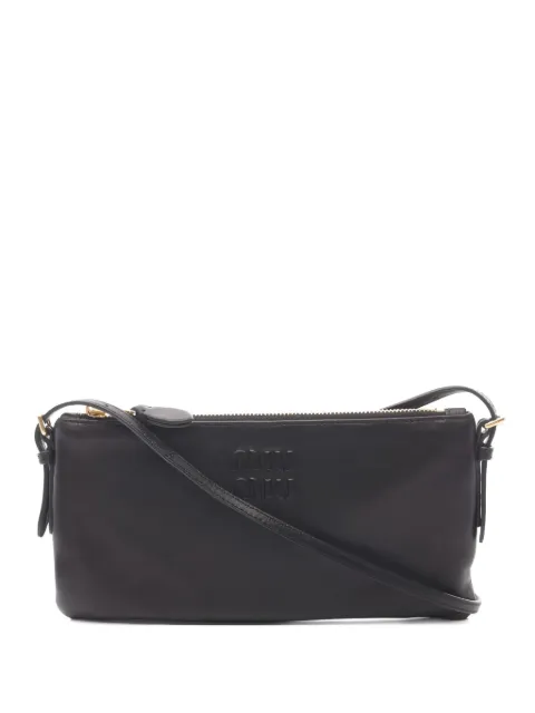 Miu Miu Pre-Owned sac porté épaule à design embossé (années 2020)