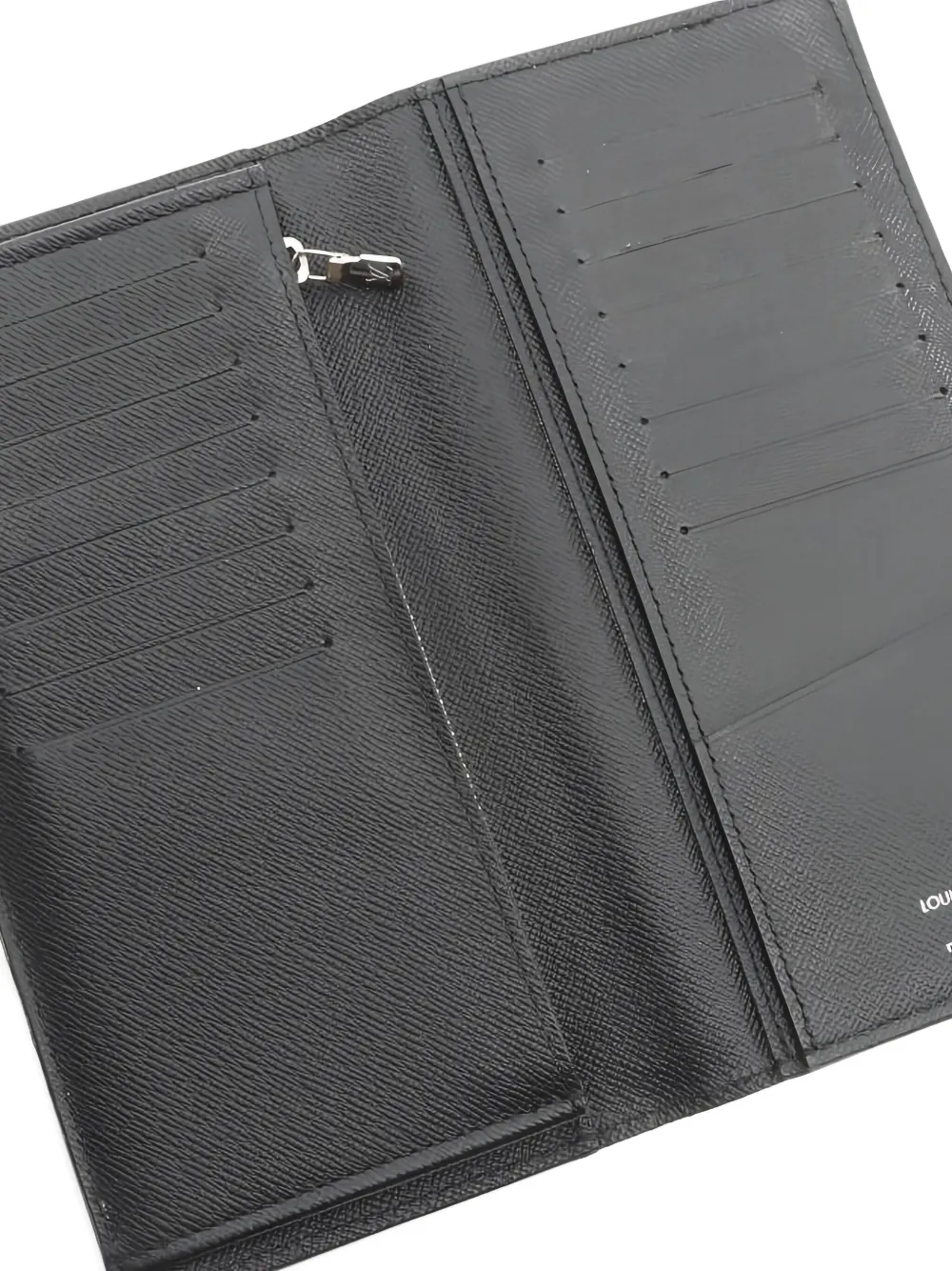 LOUIS VUITTON Pre-owned 2017 Portefeuil Brother Epi Bi-fold Long Wallet In Black