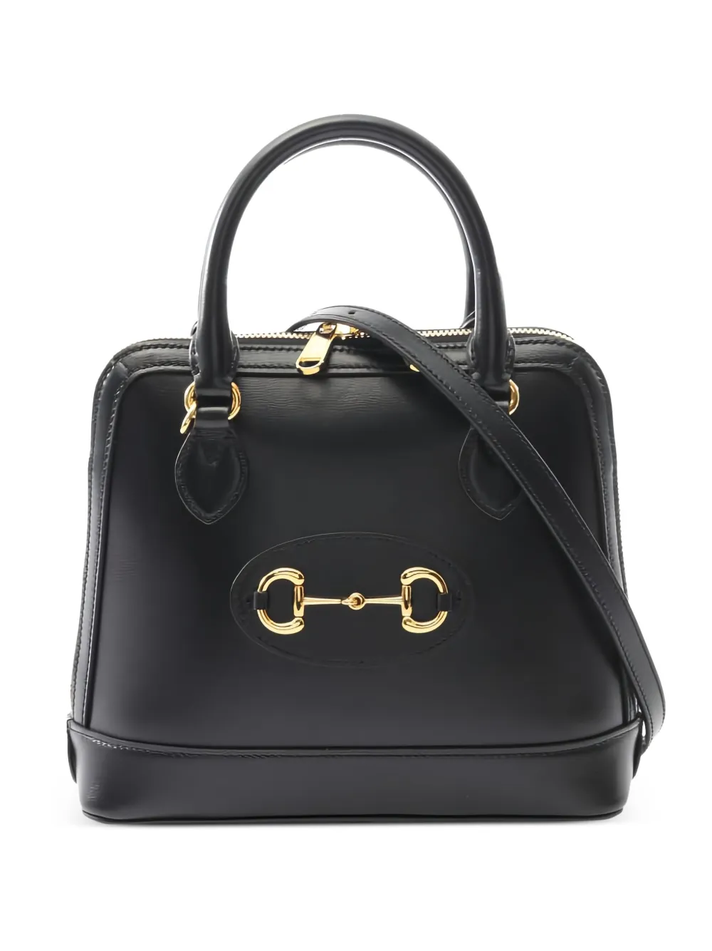 Gucci Pre-Owned 2010s small Horsebit 1995 top handle bag | Black | Image 1