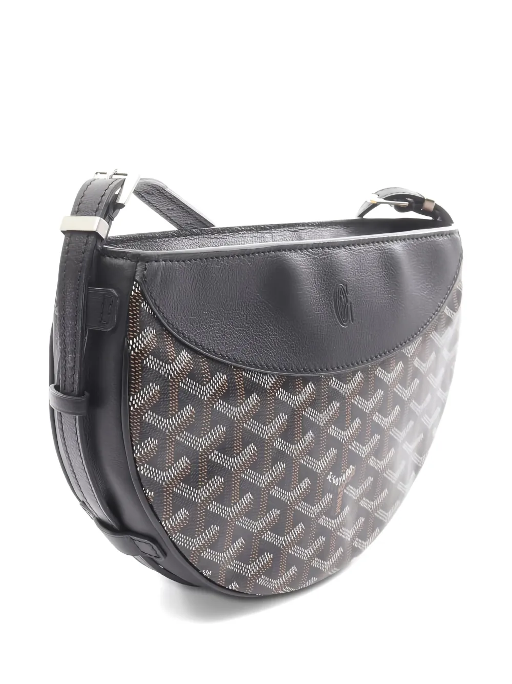 Pre-owned Goyard 2010s Hirondelle Shoulder Bag In Black
