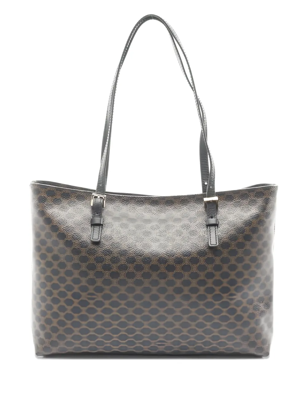 Celine Pre-Owned 2010s Macadam-pattern tote bag | Brown | Image 1
