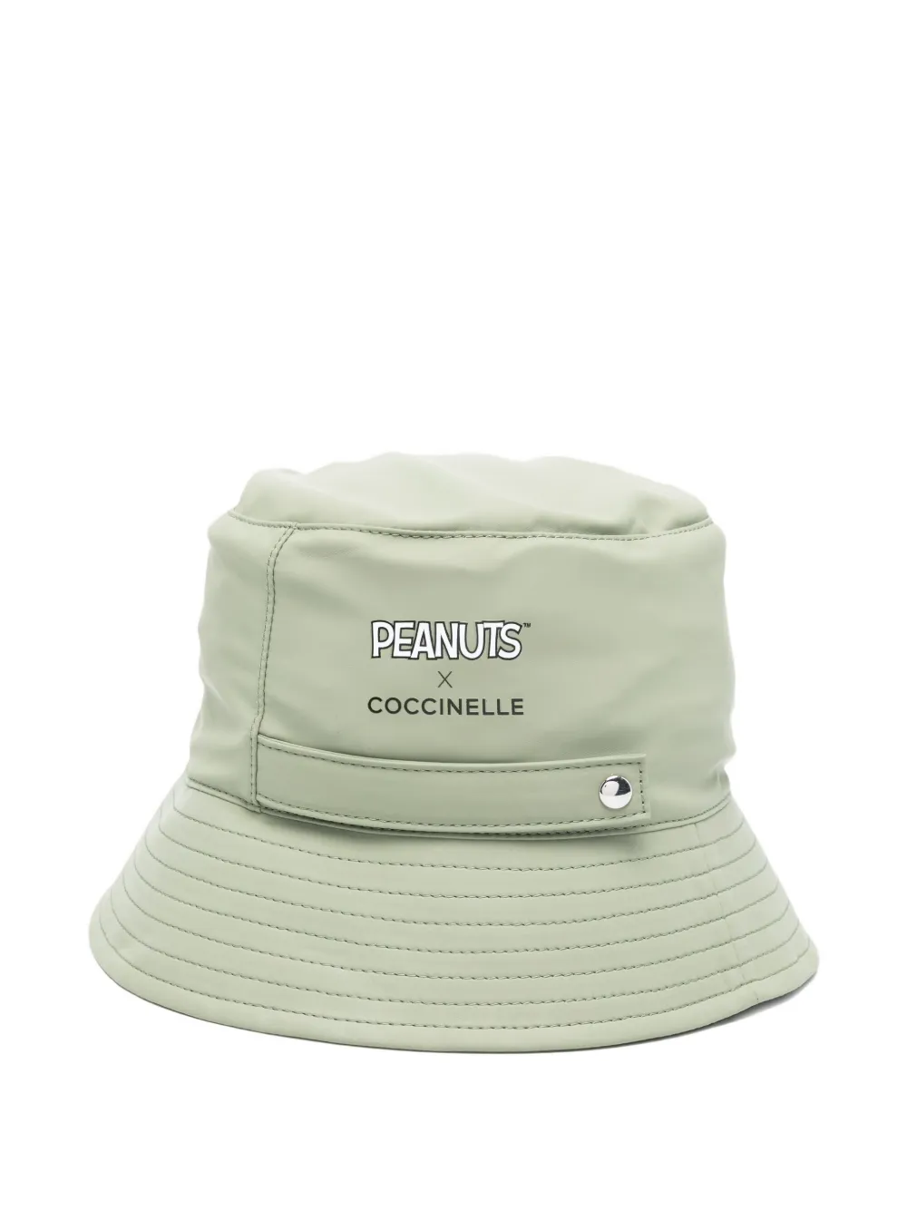 Coccinelle X Peanuts Graphic Bucket Hat In Green