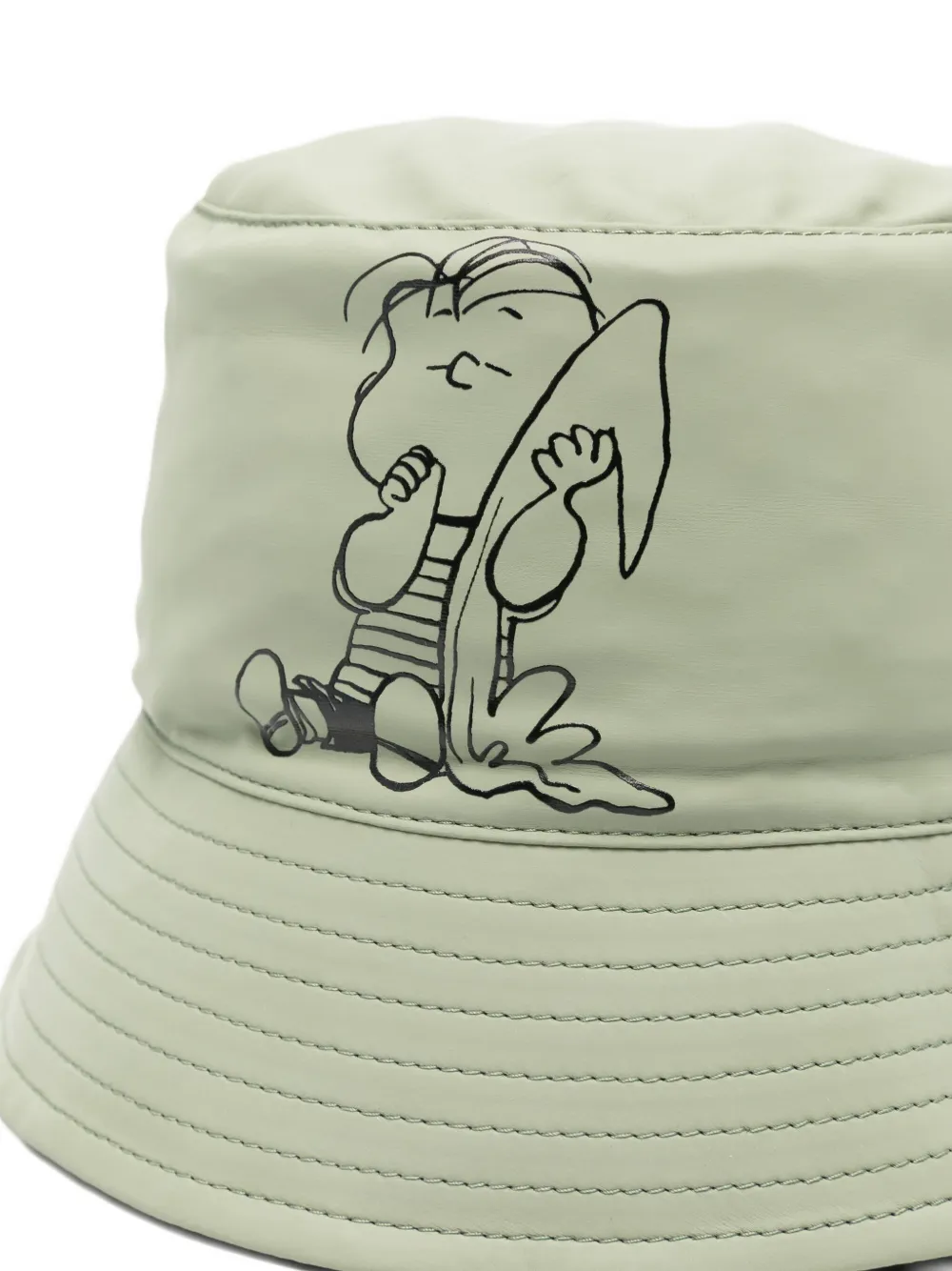 Coccinelle X Peanuts Graphic Bucket Hat In Green