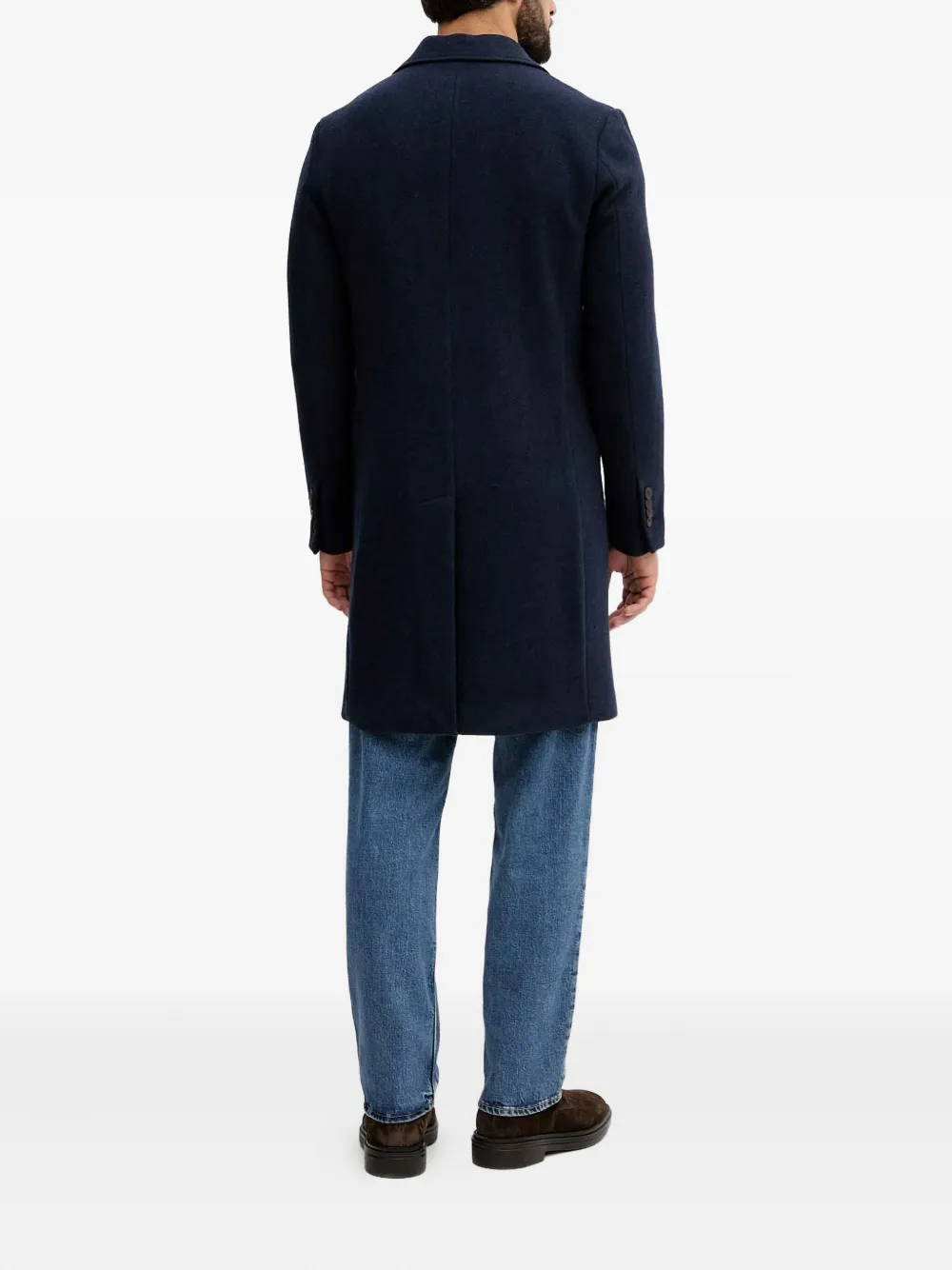 Benetton abrigo con bolsillos con botones | Abrigos con botonadura simple | Image 2