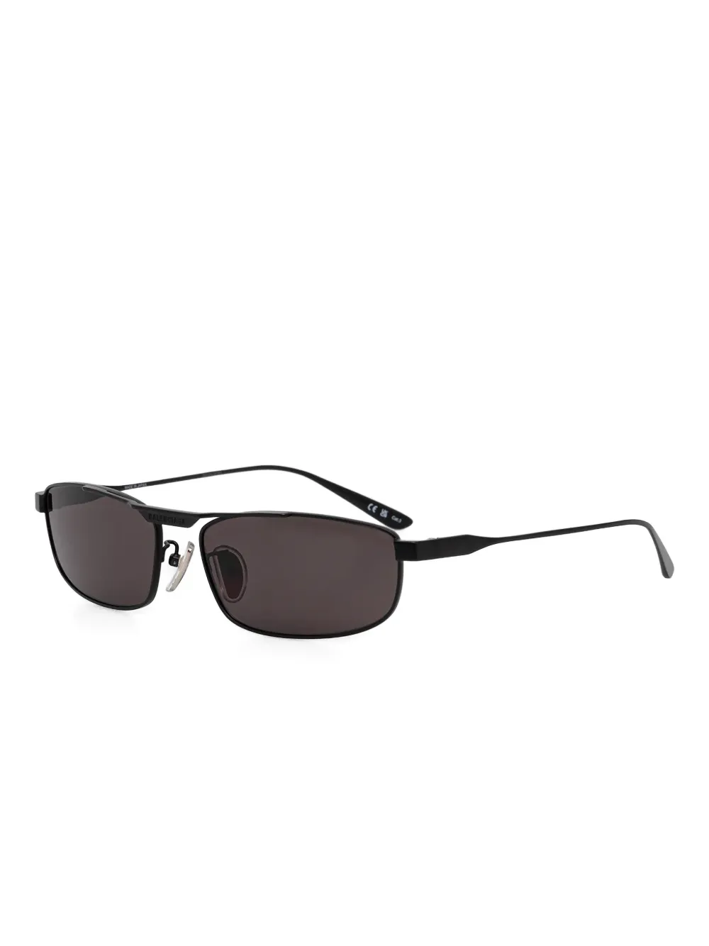 Balenciaga Eyewear rectangle-frame sunglasses - Zwart