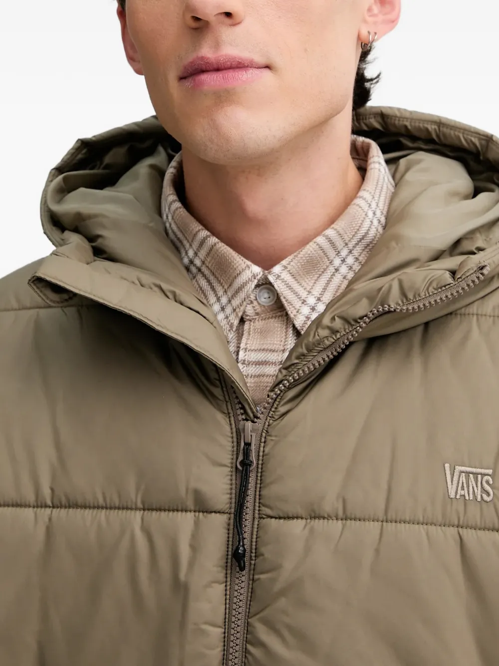 Vans Gevoerd jack met capuchon Bruin